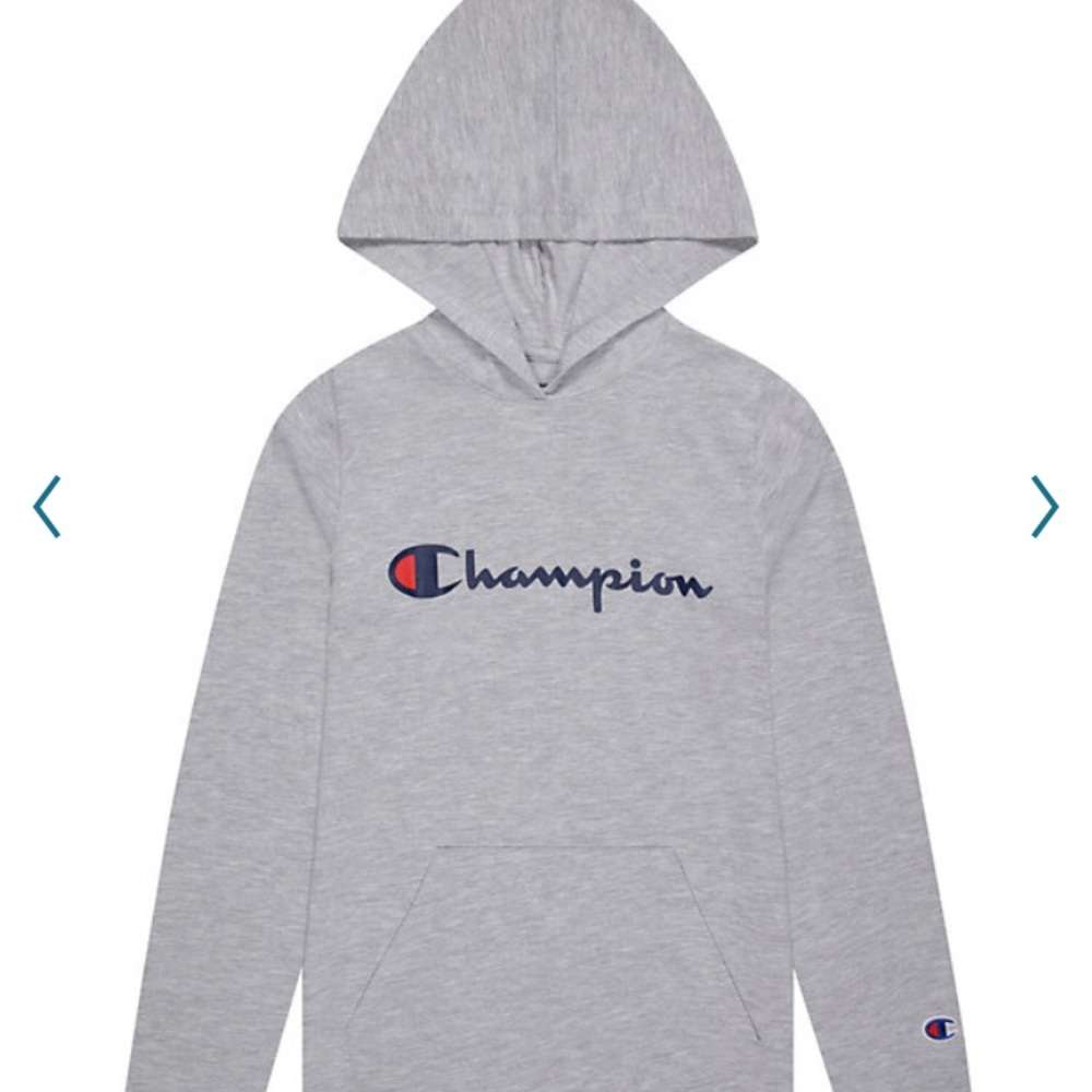 NWT Champion size 7 Long sleeve hooded tee